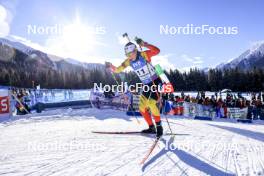 19.01.2024, Antholz, Italy (ITA): Lotte Lie (BEL) - IBU World Cup Biathlon, short individual women, Antholz (ITA). www.nordicfocus.com. © Manzoni/NordicFocus. Every downloaded picture is fee-liable.
