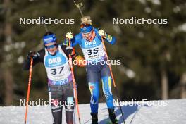 19.01.2024, Antholz, Italy (ITA): Yuliia Dzhima (UKR) - IBU World Cup Biathlon, short individual women, Antholz (ITA). www.nordicfocus.com. © Thibaut/NordicFocus. Every downloaded picture is fee-liable.