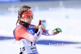 19.01.2024, Antholz, Italy (ITA): Emma Lunder (CAN) - IBU World Cup Biathlon, short individual women, Antholz (ITA). www.nordicfocus.com. © Manzoni/NordicFocus. Every downloaded picture is fee-liable.
