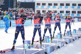 21.01.2024, Antholz, Italy (ITA): Vebjoern Soerum (NOR), Quentin Fillon Maillet (FRA), (l-r) - IBU World Cup Biathlon, mass men, Antholz (ITA). www.nordicfocus.com. © Thibaut/NordicFocus. Every downloaded picture is fee-liable.