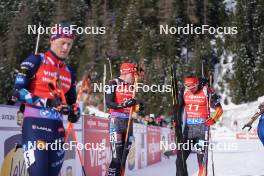 21.01.2024, Antholz, Italy (ITA): Roman Rees (GER), Philipp Nawrath (GER), (l-r) - IBU World Cup Biathlon, mass men, Antholz (ITA). www.nordicfocus.com. © Thibaut/NordicFocus. Every downloaded picture is fee-liable.
