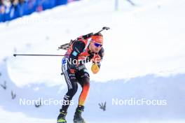21.01.2024, Antholz, Italy (ITA): Philipp Nawrath (GER) - IBU World Cup Biathlon, mass men, Antholz (ITA). www.nordicfocus.com. © Manzoni/NordicFocus. Every downloaded picture is fee-liable.