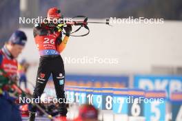 21.01.2024, Antholz, Italy (ITA): Danilo Riethmueller (GER) - IBU World Cup Biathlon, mass men, Antholz (ITA). www.nordicfocus.com. © Thibaut/NordicFocus. Every downloaded picture is fee-liable.