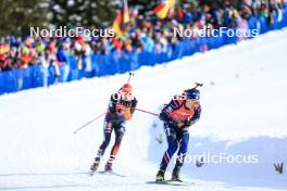 21.01.2024, Antholz, Italy (ITA): Oscar Lombardot (FRA) - IBU World Cup Biathlon, mass men, Antholz (ITA). www.nordicfocus.com. © Manzoni/NordicFocus. Every downloaded picture is fee-liable.