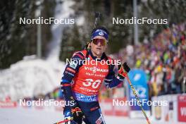 21.01.2024, Antholz, Italy (ITA): Oscar Lombardot (FRA) - IBU World Cup Biathlon, mass men, Antholz (ITA). www.nordicfocus.com. © Thibaut/NordicFocus. Every downloaded picture is fee-liable.