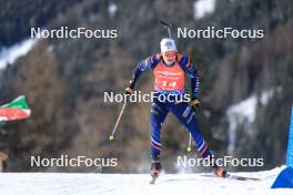 21.01.2024, Antholz, Italy (ITA): Emilien Jacquelin (FRA) - IBU World Cup Biathlon, mass men, Antholz (ITA). www.nordicfocus.com. © Manzoni/NordicFocus. Every downloaded picture is fee-liable.