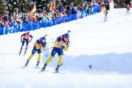 21.01.2024, Antholz, Italy (ITA): Sebastian Samuelsson (SWE) - IBU World Cup Biathlon, mass men, Antholz (ITA). www.nordicfocus.com. © Manzoni/NordicFocus. Every downloaded picture is fee-liable.