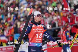 21.01.2024, Antholz, Italy (ITA): Fabien Claude (FRA) - IBU World Cup Biathlon, mass men, Antholz (ITA). www.nordicfocus.com. © Thibaut/NordicFocus. Every downloaded picture is fee-liable.