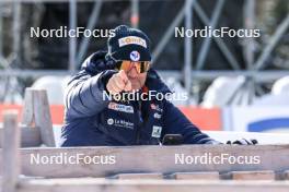 21.01.2024, Antholz, Italy (ITA): Lionel Laurent (FRA), media coordinator Team France - IBU World Cup Biathlon, mass men, Antholz (ITA). www.nordicfocus.com. © Manzoni/NordicFocus. Every downloaded picture is fee-liable.
