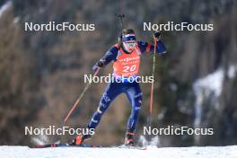 21.01.2024, Antholz, Italy (ITA): Didier Bionaz (ITA) - IBU World Cup Biathlon, mass men, Antholz (ITA). www.nordicfocus.com. © Manzoni/NordicFocus. Every downloaded picture is fee-liable.