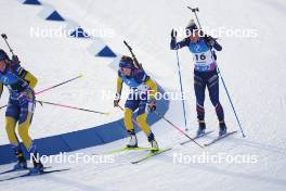 21.01.2024, Antholz, Italy (ITA): Anna Magnusson (SWE), Sophie Chauveau (FRA), (l-r) - IBU World Cup Biathlon, mass women, Antholz (ITA). www.nordicfocus.com. © Thibaut/NordicFocus. Every downloaded picture is fee-liable.