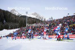 21.01.2024, Antholz, Italy (ITA): Sophia Schneider (GER), Amy Baserga (SUI), (l-r) - IBU World Cup Biathlon, mass women, Antholz (ITA). www.nordicfocus.com. © Thibaut/NordicFocus. Every downloaded picture is fee-liable.