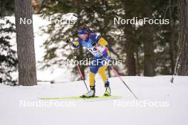 21.01.2024, Antholz, Italy (ITA): Anna Magnusson (SWE) - IBU World Cup Biathlon, mass women, Antholz (ITA). www.nordicfocus.com. © Thibaut/NordicFocus. Every downloaded picture is fee-liable.