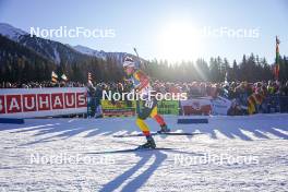 20.01.2024, Antholz, Italy (ITA): Thierry Langer (BEL) - IBU World Cup Biathlon, mixed relay, Antholz (ITA). www.nordicfocus.com. © Thibaut/NordicFocus. Every downloaded picture is fee-liable.