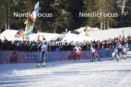 20.01.2024, Antholz, Italy (ITA): Lou Jeanmonnot (FRA) - IBU World Cup Biathlon, mixed relay, Antholz (ITA). www.nordicfocus.com. © Thibaut/NordicFocus. Every downloaded picture is fee-liable.