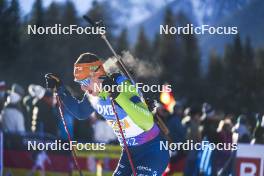 20.01.2024, Antholz, Italy (ITA): Johannes Kuehn (GER) - IBU World Cup Biathlon, mixed relay, Antholz (ITA). www.nordicfocus.com. © Thibaut/NordicFocus. Every downloaded picture is fee-liable.