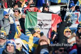 20.01.2024, Antholz, Italy (ITA): Event Feature: Lisa Vittozzi fan club - IBU World Cup Biathlon, mixed relay, Antholz (ITA). www.nordicfocus.com. © Thibaut/NordicFocus. Every downloaded picture is fee-liable.