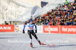 20.01.2024, Antholz, Italy (ITA): Tuuli Tomingas (EST) - IBU World Cup Biathlon, mixed relay, Antholz (ITA). www.nordicfocus.com. © Manzoni/NordicFocus. Every downloaded picture is fee-liable.