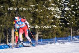 20.01.2024, Antholz, Italy (ITA): Nadia Moser (CAN) - IBU World Cup Biathlon, mixed relay, Antholz (ITA). www.nordicfocus.com. © Thibaut/NordicFocus. Every downloaded picture is fee-liable.