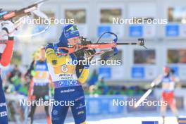 20.01.2024, Antholz, Italy (ITA): Jesper Nelin (SWE) - IBU World Cup Biathlon, mixed relay, Antholz (ITA). www.nordicfocus.com. © Manzoni/NordicFocus. Every downloaded picture is fee-liable.