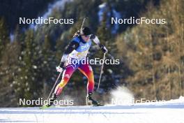 20.01.2024, Antholz, Italy (ITA): Pavel Magazeev (MDA) - IBU World Cup Biathlon, mixed relay, Antholz (ITA). www.nordicfocus.com. © Thibaut/NordicFocus. Every downloaded picture is fee-liable.