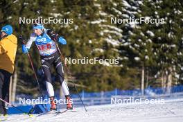 20.01.2024, Antholz, Italy (ITA): Tuuli Tomingas (EST) - IBU World Cup Biathlon, mixed relay, Antholz (ITA). www.nordicfocus.com. © Thibaut/NordicFocus. Every downloaded picture is fee-liable.