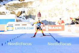 20.01.2024, Antholz, Italy (ITA): Florent Claude (BEL) - IBU World Cup Biathlon, mixed relay, Antholz (ITA). www.nordicfocus.com. © Manzoni/NordicFocus. Every downloaded picture is fee-liable.