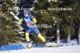 20.01.2024, Antholz, Italy (ITA): Anna Magnusson (SWE) - IBU World Cup Biathlon, mixed relay, Antholz (ITA). www.nordicfocus.com. © Thibaut/NordicFocus. Every downloaded picture is fee-liable.