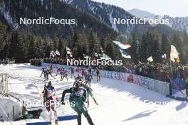 20.01.2024, Antholz, Italy (ITA): Event Feature: Womens race - IBU World Cup Biathlon, mixed relay, Antholz (ITA). www.nordicfocus.com. © Thibaut/NordicFocus. Every downloaded picture is fee-liable.