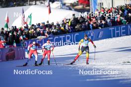 20.01.2024, Antholz, Italy (ITA): Benita Peiffer (CAN), Anna Maka (POL), Maya Cloetens (BEL), (l-r) - IBU World Cup Biathlon, mixed relay, Antholz (ITA). www.nordicfocus.com. © Thibaut/NordicFocus. Every downloaded picture is fee-liable.