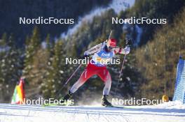 20.01.2024, Antholz, Italy (ITA): Joscha Burkhalter (SUI) - IBU World Cup Biathlon, mixed relay, Antholz (ITA). www.nordicfocus.com. © Thibaut/NordicFocus. Every downloaded picture is fee-liable.