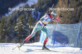 20.01.2024, Antholz, Italy (ITA): Vladimir Iliev (BUL) - IBU World Cup Biathlon, mixed relay, Antholz (ITA). www.nordicfocus.com. © Thibaut/NordicFocus. Every downloaded picture is fee-liable.
