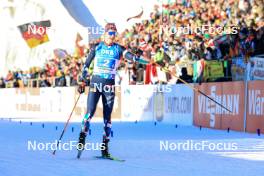 20.01.2024, Antholz, Italy (ITA): Johannes Thingnes Boe (NOR) - IBU World Cup Biathlon, mixed relay, Antholz (ITA). www.nordicfocus.com. © Manzoni/NordicFocus. Every downloaded picture is fee-liable.