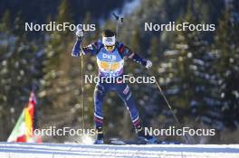 20.01.2024, Antholz, Italy (ITA): Eric Perrot (FRA) - IBU World Cup Biathlon, mixed relay, Antholz (ITA). www.nordicfocus.com. © Thibaut/NordicFocus. Every downloaded picture is fee-liable.