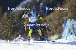20.01.2024, Antholz, Italy (ITA): Jesper Nelin (SWE) - IBU World Cup Biathlon, mixed relay, Antholz (ITA). www.nordicfocus.com. © Thibaut/NordicFocus. Every downloaded picture is fee-liable.