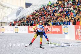 20.01.2024, Antholz, Italy (ITA): Lotte Lie (BEL) - IBU World Cup Biathlon, mixed relay, Antholz (ITA). www.nordicfocus.com. © Manzoni/NordicFocus. Every downloaded picture is fee-liable.