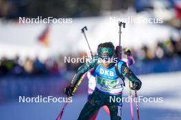 20.01.2024, Antholz, Italy (ITA): Judita Traubaite (LTU) - IBU World Cup Biathlon, mixed relay, Antholz (ITA). www.nordicfocus.com. © Thibaut/NordicFocus. Every downloaded picture is fee-liable.