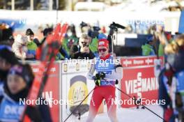 20.01.2024, Antholz, Italy (ITA): Sebastian Stalder (SUI) - IBU World Cup Biathlon, mixed relay, Antholz (ITA). www.nordicfocus.com. © Thibaut/NordicFocus. Every downloaded picture is fee-liable.