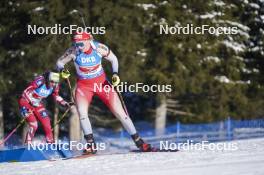 20.01.2024, Antholz, Italy (ITA): Amy Baserga (SUI) - IBU World Cup Biathlon, mixed relay, Antholz (ITA). www.nordicfocus.com. © Thibaut/NordicFocus. Every downloaded picture is fee-liable.
