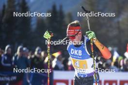 20.01.2024, Antholz, Italy (ITA): Johannes Kuehn (GER) - IBU World Cup Biathlon, mixed relay, Antholz (ITA). www.nordicfocus.com. © Thibaut/NordicFocus. Every downloaded picture is fee-liable.