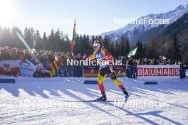 20.01.2024, Antholz, Italy (ITA): Thierry Langer (BEL) - IBU World Cup Biathlon, mixed relay, Antholz (ITA). www.nordicfocus.com. © Thibaut/NordicFocus. Every downloaded picture is fee-liable.