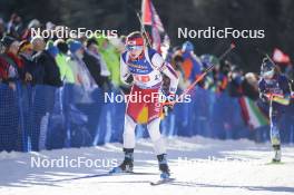 20.01.2024, Antholz, Italy (ITA): Ekaterina Avvakumova (KOR) - IBU World Cup Biathlon, single mixed relay, Antholz (ITA). www.nordicfocus.com. © Thibaut/NordicFocus. Every downloaded picture is fee-liable.