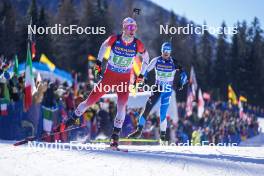 20.01.2024, Antholz, Italy (ITA): Trevor Kiers (CAN) - IBU World Cup Biathlon, single mixed relay, Antholz (ITA). www.nordicfocus.com. © Thibaut/NordicFocus. Every downloaded picture is fee-liable.
