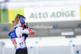 20.01.2024, Antholz, Italy (ITA): Anika Kozica (CRO) - IBU World Cup Biathlon, single mixed relay, Antholz (ITA). www.nordicfocus.com. © Manzoni/NordicFocus. Every downloaded picture is fee-liable.