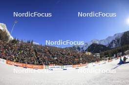 20.01.2024, Antholz, Italy (ITA): Feature: Venue with spectators - IBU World Cup Biathlon, single mixed relay, Antholz (ITA). www.nordicfocus.com. © Manzoni/NordicFocus. Every downloaded picture is fee-liable.