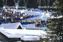 20.01.2024, Antholz, Italy (ITA): Event Feature: Spectators of the race - IBU World Cup Biathlon, single mixed relay, Antholz (ITA). www.nordicfocus.com. © Manzoni/NordicFocus. Every downloaded picture is fee-liable.