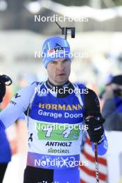 20.01.2024, Antholz, Italy (ITA): Rene Zahkna (EST) - IBU World Cup Biathlon, single mixed relay, Antholz (ITA). www.nordicfocus.com. © Manzoni/NordicFocus. Every downloaded picture is fee-liable.
