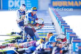20.01.2024, Antholz, Italy (ITA): Artem Tyshchenko (UKR) - IBU World Cup Biathlon, single mixed relay, Antholz (ITA). www.nordicfocus.com. © Thibaut/NordicFocus. Every downloaded picture is fee-liable.