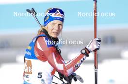 20.01.2024, Antholz, Italy (ITA): Lisa Theresa Hauser (AUT) - IBU World Cup Biathlon, single mixed relay, Antholz (ITA). www.nordicfocus.com. © Manzoni/NordicFocus. Every downloaded picture is fee-liable.