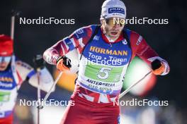 20.01.2024, Antholz, Italy (ITA): Simon Eder (AUT) - IBU World Cup Biathlon, single mixed relay, Antholz (ITA). www.nordicfocus.com. © Thibaut/NordicFocus. Every downloaded picture is fee-liable.